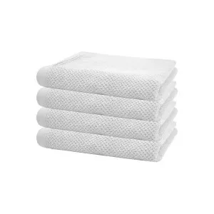 Bambury Angove Cotton Hand Towel, Pack of 4, White by Bambury, a Towels & Washcloths for sale on Style Sourcebook