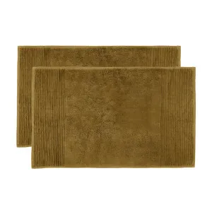 Bambury Elvire Cotton Bath Mat, Pack of 2, Tobacco by Bambury, a Towels & Washcloths for sale on Style Sourcebook
