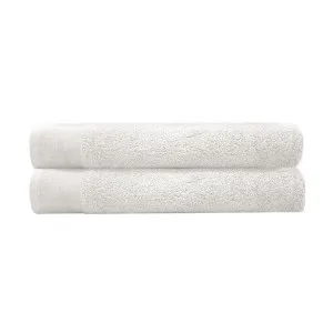 Bambury Elvire Cotton Bath Sheet, Pack of 2, Ivory by Bambury, a Towels & Washcloths for sale on Style Sourcebook
