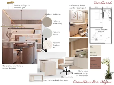 Consultorio Dra.Alfaro. 4 Interior Design Mood Board by Noelia Sanchez on Style Sourcebook