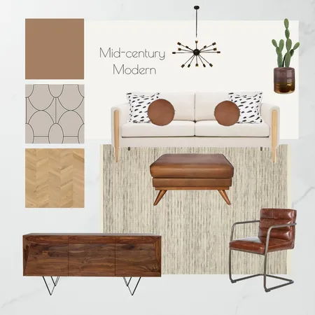 Mid-century Modern Interior Design Mood Board by amhalling on Style Sourcebook
