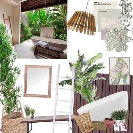 Tropical decor bathroom Interior Design Mood Board by Susanhollier on Style Sourcebook