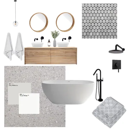 Scandinavian Bathroom Interior Design Mood Board by JRM Projects on Style Sourcebook