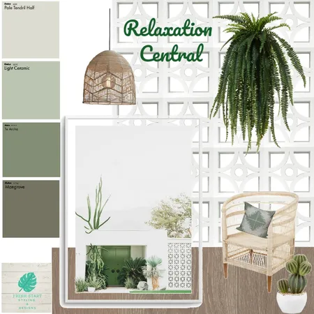 Peaceful Green Interior Design Mood Board by Fresh Start Styling & Designs on Style Sourcebook