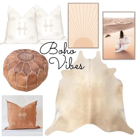 Boho Vibes Interior Design Mood Board by The Paper Tree on Style Sourcebook