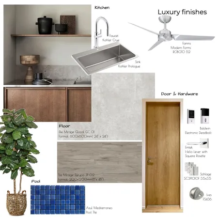 103 Residence - Luxury Finishes Interior Design Mood Board by Noelia Sanchez on Style Sourcebook