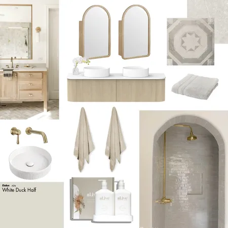 Contemporary Bathroom Interior Design Mood Board by Lainey Alexander Design Studio on Style Sourcebook
