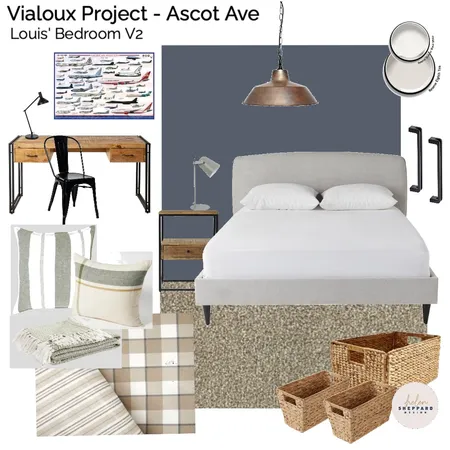 Louis' Bedroom V2 Interior Design Mood Board by Helen Sheppard on Style Sourcebook