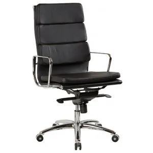 Flash Leather Executive Office Chair, High Back by Style Ergonomics, a Chairs for sale on Style Sourcebook