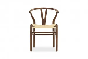 Ark Wishbone Dining Chair, Walnut & Natural Oak, by Lounge Lovers by Lounge Lovers, a Dining Chairs for sale on Style Sourcebook