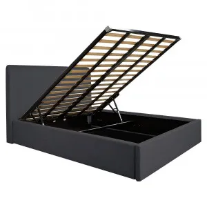 Forbes Gas Lift Storage Bed Charcoal by James Lane, a Beds & Bed Frames for sale on Style Sourcebook