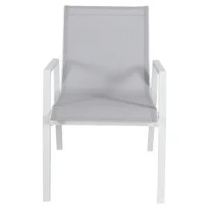 Icarus Aluminium Outdoor Dining Chair, White by Dodicci, a Outdoor Chairs for sale on Style Sourcebook
