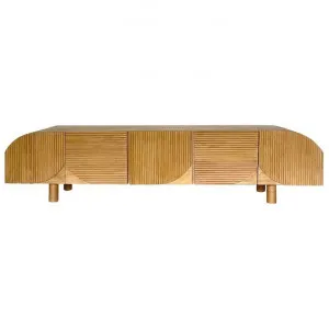 Casa Timber & Rattan 5 Door TV Unit, 226cm by MRD Home, a Entertainment Units & TV Stands for sale on Style Sourcebook