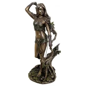 Veronese Cold Cast Bronze Coated Mythology Figurine, Female Elf Archer by Veronese, a Statues & Ornaments for sale on Style Sourcebook