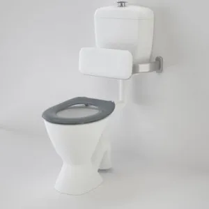 Care 300 Connector Snv Suite With Backrest & Caravelle Care Single Flap Seat Anthracite Grey Nth 4Star | Made From Stainless Steel In White By Caroma by Caroma, a Toilets & Bidets for sale on Style Sourcebook