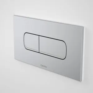Invisi Series Ii® Oval Dual Flush Plate & Buttons (Metal) Satin In Chrome Finish By Caroma by Caroma, a Toilets & Bidets for sale on Style Sourcebook