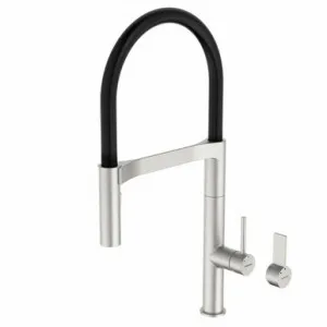Invogue Pull Down Sink Mixer With Dual Spray 6Star | Made From Brass In Brushed Nickel By Caroma by Caroma, a Kitchen Taps & Mixers for sale on Style Sourcebook