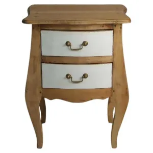 Girons Mahogany Timber Bedside Table, Teak by Chateau Legende, a Bedside Tables for sale on Style Sourcebook
