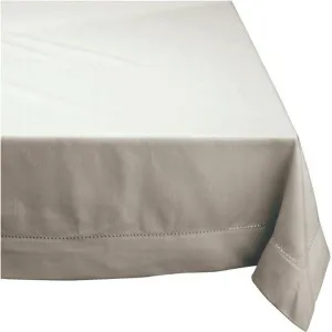 Rans Elegant Hemstitch Oatmeal Tablecloth by null, a Table Cloths & Runners for sale on Style Sourcebook
