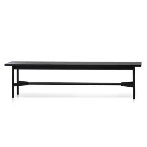 Veronica 1.8m Wooden Bench - Full Black by Interior Secrets - AfterPay Available by Interior Secrets, a Benches for sale on Style Sourcebook