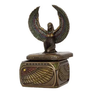 Veronese Cold Cast Bronze Coated Isis Trinket Box by Veronese, a Decorative Boxes for sale on Style Sourcebook