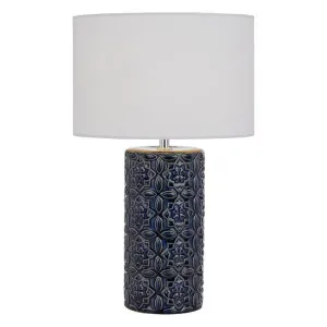 Rodos Ceramic Base Table Lamp by Telbix, a Table & Bedside Lamps for sale on Style Sourcebook