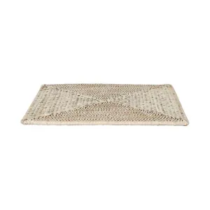 Paume Handcrafted Rattan Square Placemat, White Wash by Florabelle, a Tableware for sale on Style Sourcebook