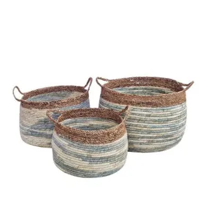 J.Elliot Aurora Natural Baskets Set of 3 by null, a Baskets & Boxes for sale on Style Sourcebook