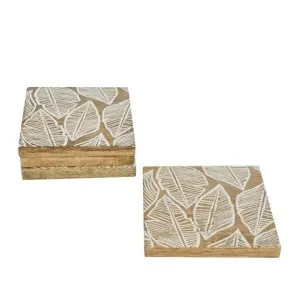 J.Elliot Maya Natural Coasters Set of 4 by null, a Tableware for sale on Style Sourcebook