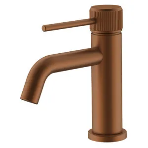 Soul Groove Basin Mixer Brushed | Made From Brass In Copper By ADP by ADP, a Bathroom Taps & Mixers for sale on Style Sourcebook