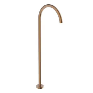 Soul Floor Bath Spout Brushed | Made From Brass In Copper By ADP by ADP, a Bathroom Taps & Mixers for sale on Style Sourcebook