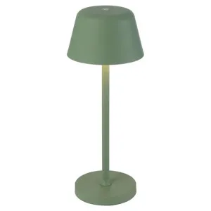 Briana IP54 Indoor / Outdoor Rechargeable LED Touch Table Lamp, CCT, Green by Telbix, a Table & Bedside Lamps for sale on Style Sourcebook
