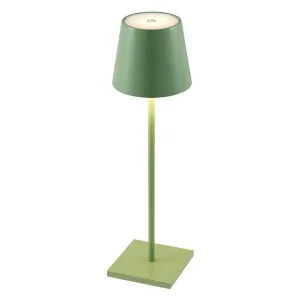 Clio IP54 Indoor / Outdoor Rechargeable LED Touch Table Lamp, Green by Telbix, a Table & Bedside Lamps for sale on Style Sourcebook