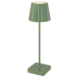 Mindy IP54 Indoor / Outdoor Rechargeable LED Touch Table Lamp, CCT, Green by Telbix, a Table & Bedside Lamps for sale on Style Sourcebook