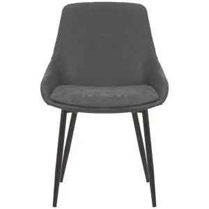 Como Faux Leather Dining Chair, Charcoal by Maison Furniture, a Dining Chairs for sale on Style Sourcebook