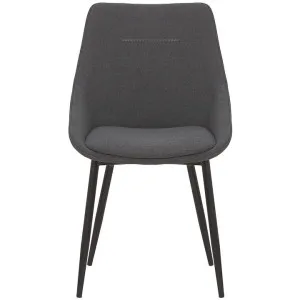 Bellagio Fabric Dining Chair, Charcoal by Maison Furniture, a Dining Chairs for sale on Style Sourcebook