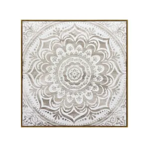 Chic Mandala Wall Art Canvas 100cm x 100cm by Luxe Mirrors, a Artwork & Wall Decor for sale on Style Sourcebook