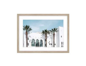 Moroccan Palms Framed Wall Art 60cm x 80cm by Luxe Mirrors, a Artwork & Wall Decor for sale on Style Sourcebook