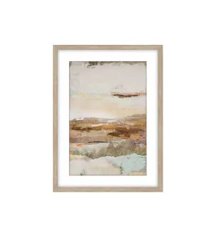Soft Terracotta Abstract Framed Wall Art 80cm x 60cm by Luxe Mirrors, a Artwork & Wall Decor for sale on Style Sourcebook