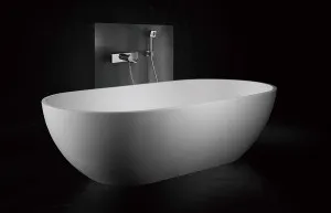 Aveo Free Standing Bath Stone 1780 Matte White by Kaskade, a Bathtubs for sale on Style Sourcebook