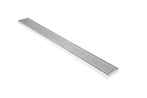 2.0m Lauxes Next Gen Floor Grate 100X26 Silver NXT26 by Lauxes, a Shower Grates & Drains for sale on Style Sourcebook
