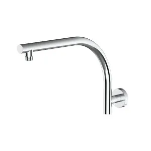 Lina Curved Shower Arm 412 Chrome by Haus25, a Laundry Taps for sale on Style Sourcebook