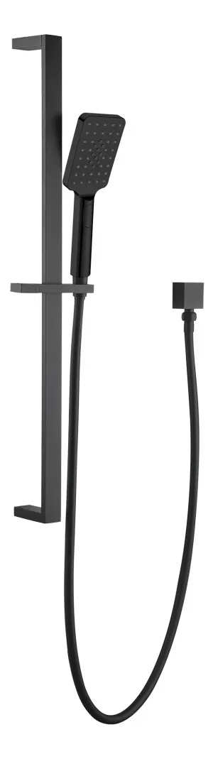 Platz Rail Shower Matte Black by Haus25, a Laundry Taps for sale on Style Sourcebook