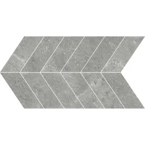 OmniStone Grey Chevron Microtec Textured Mosaic Tile by Beaumont Tiles, a Outdoor Tiles & Pavers for sale on Style Sourcebook
