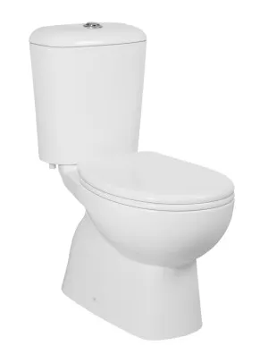 Novara Rimless Close Coupled Toilet Suite S Trap Gloss White by decina, a Toilets & Bidets for sale on Style Sourcebook