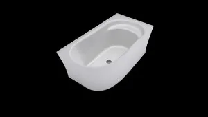Aplin Free Standing Bath Acrylic 1500 Gloss White by decina, a Bathtubs for sale on Style Sourcebook