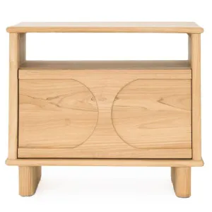 Barack Teak Timber Bedside Table by Ambience Interiors, a Bedside Tables for sale on Style Sourcebook