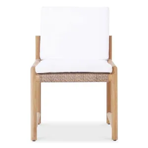 Natamia Teak Timber & Cord Outdoor Dining Chair by Ambience Interiors, a Outdoor Chairs for sale on Style Sourcebook