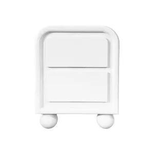 Lola Bedside Table White - 2 Drawer by James Lane, a Bedside Tables for sale on Style Sourcebook