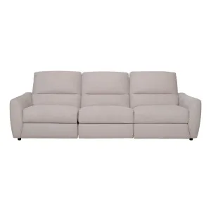 Portland 3 Seater Sofa with 2 Recliners in Belfast Beige by OzDesignFurniture, a Sofas for sale on Style Sourcebook